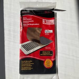 Deflecto MVCX815 Magnetic Vent Covers, 3 Pk (8" X 15"), White